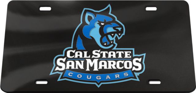 California State University San Marcos Cougars License Plate