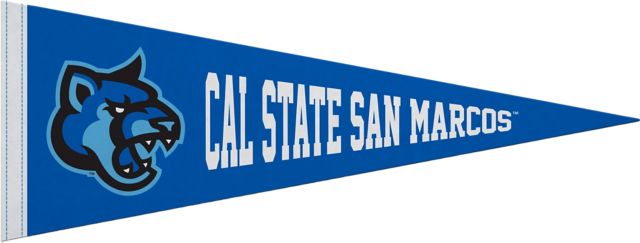 California State University San Marcos 9"X24" Full Color Pennant