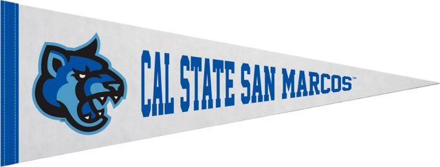 California State University San Marcos 9"X24" Full Color Pennant
