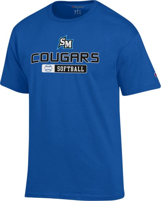 California State University San Marcos Cougars Softball Short Sleeve T-Shirt