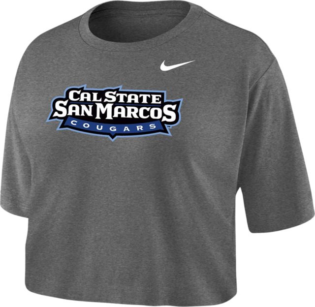 California State University San Marcos Women's Dri-Fit Crop Short Sleeve  T-Shirt