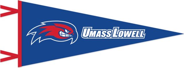 Umass Lowell River Hawks 12 X 30 Pennant River Hawk Shop