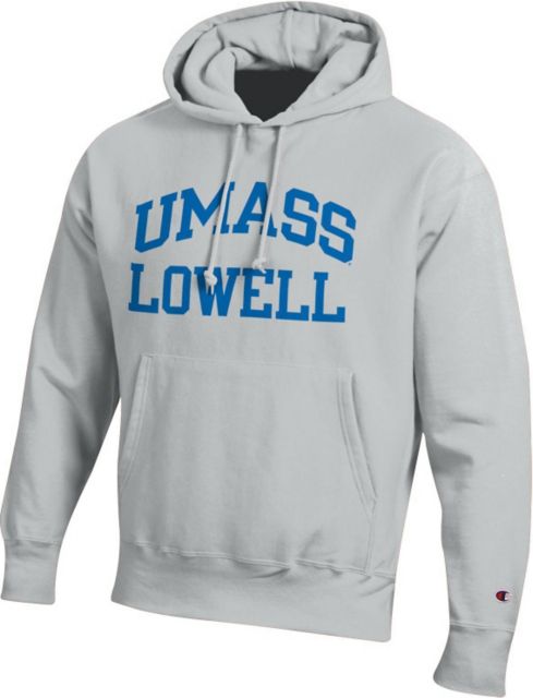 UMass - Lowell Reverse Weave Hooded Sweatshirt | River Hawk Shop