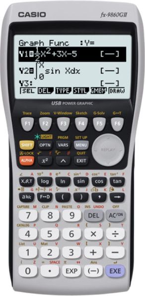 Casio FX 9860GII Backlit Graphing Calculator ONLINE ONLY