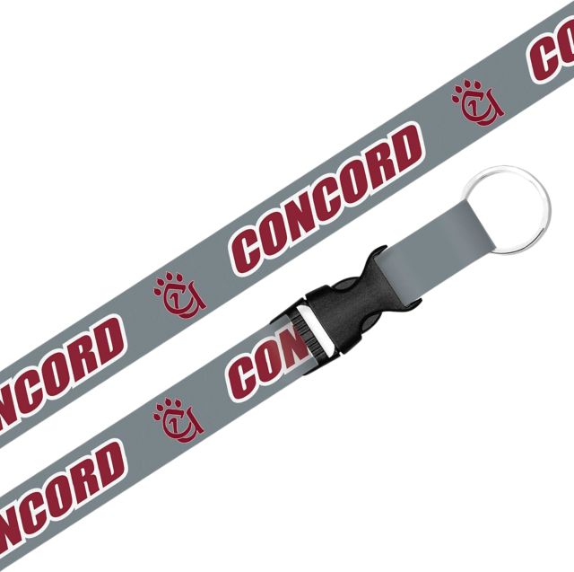 Concord University Mountain Lions Lanyard with Buckle