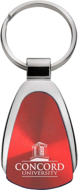 Concord University Teardrop Key Tag
