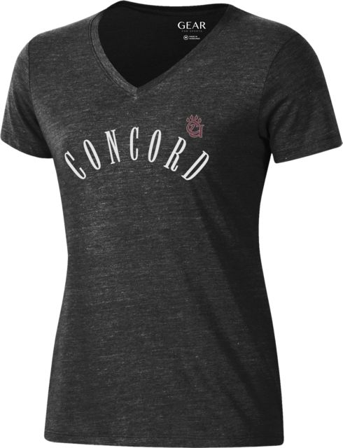 Concord University Women's V-Neck Short Sleeve T-Shirt