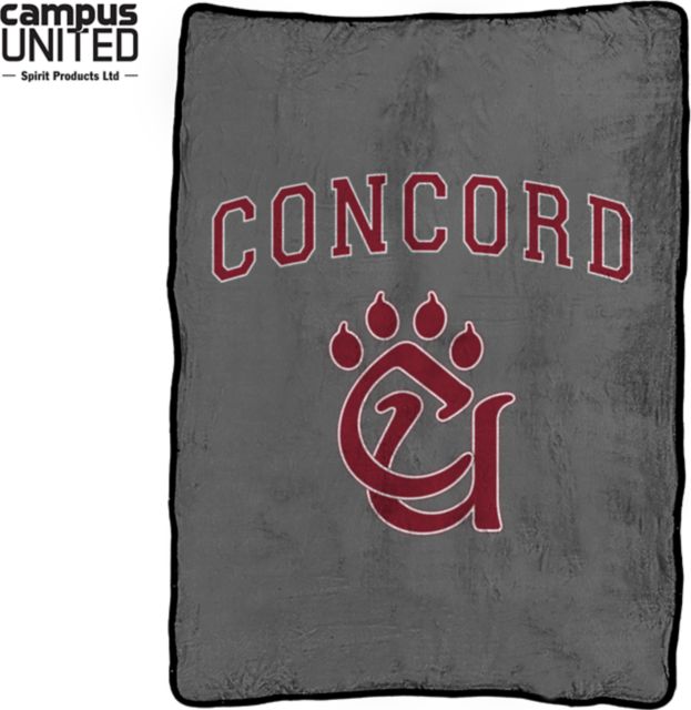 Concord University Mountain Lions Silk Touch Throw Blanket