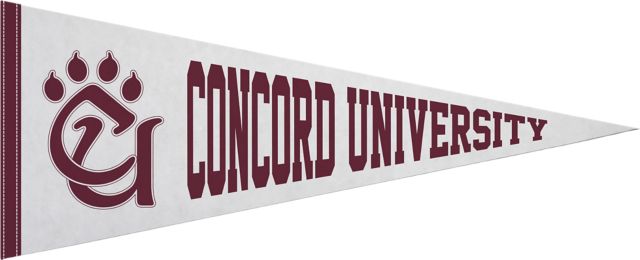 Concord University 12"X30" Full Color Pennant