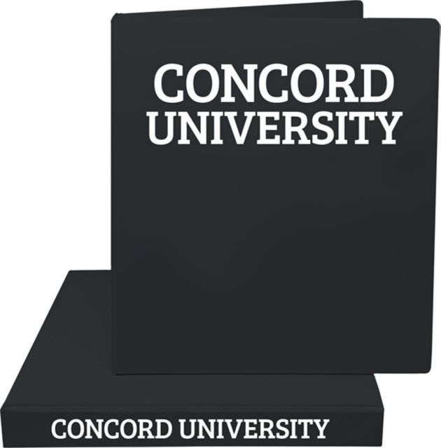 Concord University 1'' Vinyl Binder