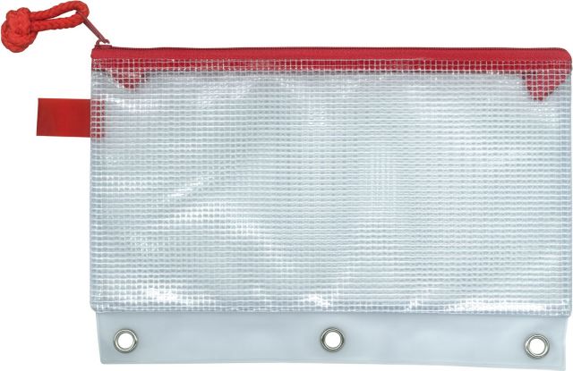 5X9 MESH & VINYL BAG WITH ZIPP