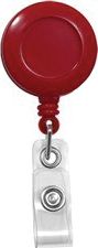 Swivel Clip Badge Reel-Red