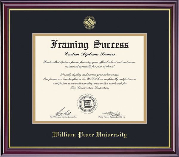 William Peace University 8.5'' x 11'' Windsor Diploma Frame