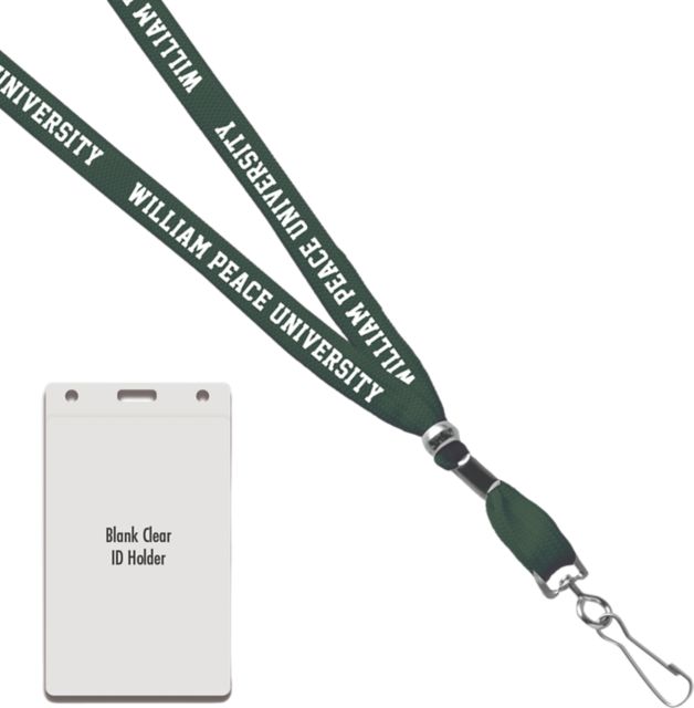 William Peace University Card Dispenser Lanyard