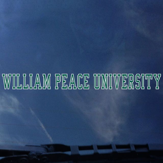 William Peace University Strip Decal