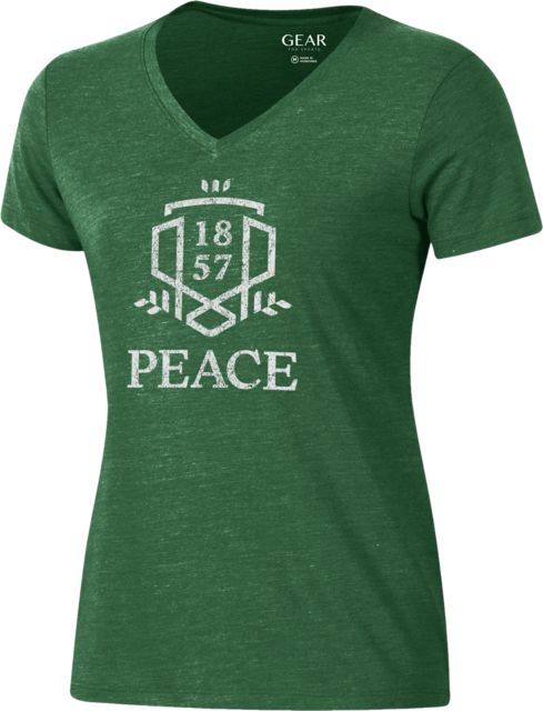 William Peace University Peace Pacers Women's V-Neck Short Sleeve T-Shirt