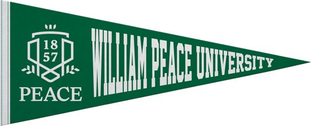 William Peace University 12"X30" Full Color Pennant