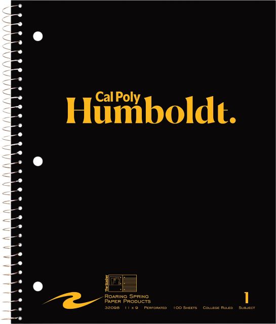 Cal Poly Humboldt Notebook 100-Sheet