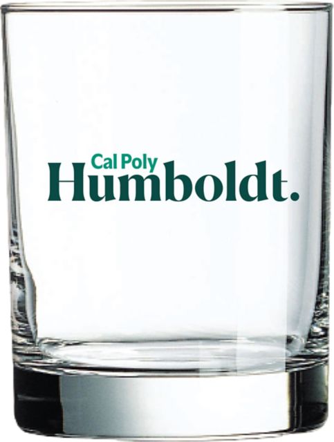 Cal Poly Humboldt Double Old Fashioned 14 oz. Glass
