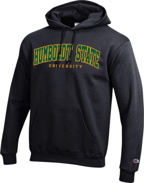 Vintage y2k CSU Cal online Poly Humboldt Embroidered Pullover Hoodie Sweatshirt Large