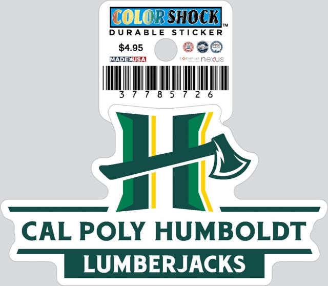 Cal Poly Humboldt Jacks Durable Sticker