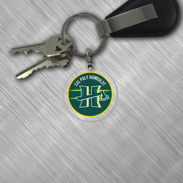Cal Poly Humboldt Jacks Laser Cut Keytag