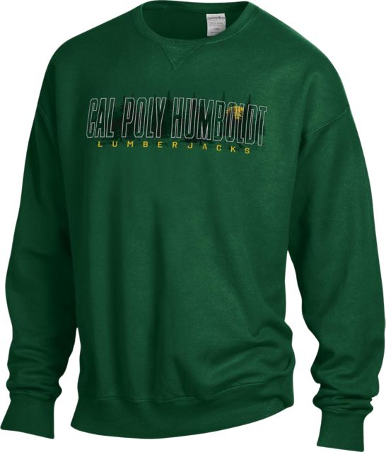 Cal Poly Humboldt Jacks Comfort Wash Garment Dyed Crewneck Sweatshirt