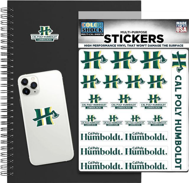 Cal Poly Humboldt Jacks Sticker Sheet