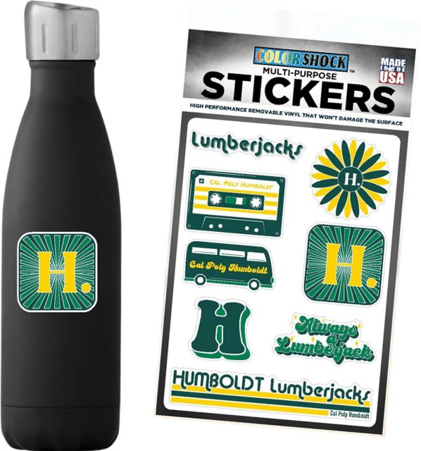 Cal Poly Humboldt 7.5'' x 7.5'' Sticker Sheet