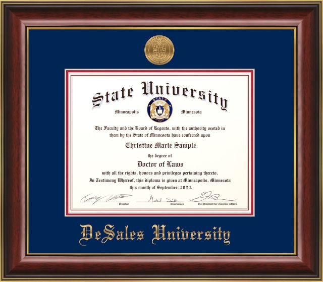 DeSales University 8.5 x 11 Diploma Frame