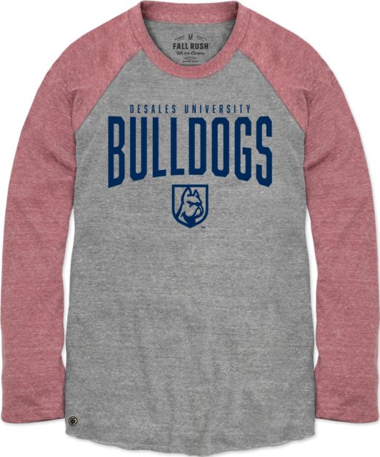 DeSales University Tri-Blend Long Sleeve Baseball T-Shirt
