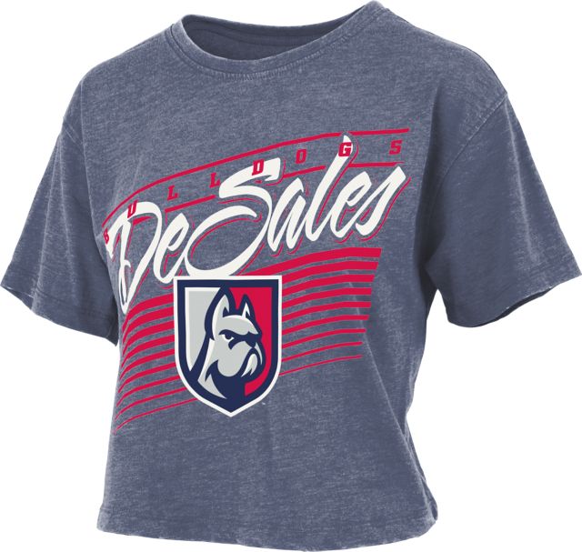 DeSales University Bulldogs Women's Cropped Short Sleeve T-Shirt