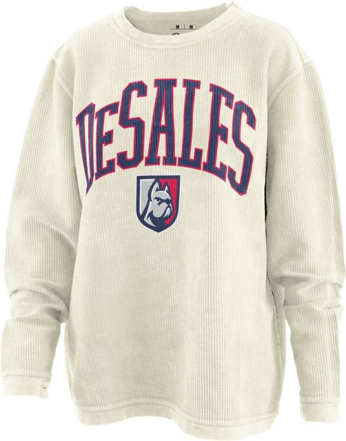 DeSales University Women's Corded Crewneck Sweatshirt