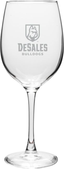 DeSales University Bulldogs 16 oz. Wine Glass