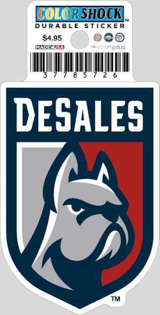 DeSales University Bulldogs Durable Sticker