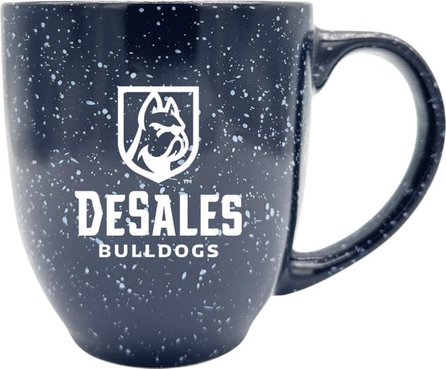 DeSales University Bulldogs 16 oz. Laser Engraved Bistro Mug