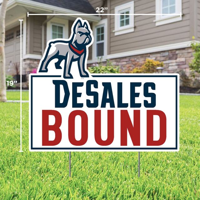 DeSales University Bound 22" x 19" Lawn Sign