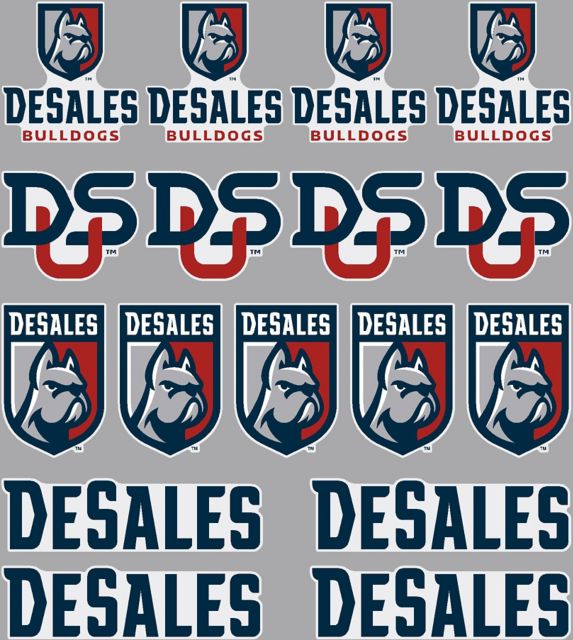 DeSales University Bulldogs Sticker Sheet