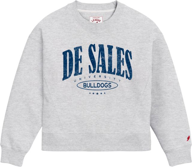 DeSales University Bulldogs Women's Boxy Crewneck Sweatshirt