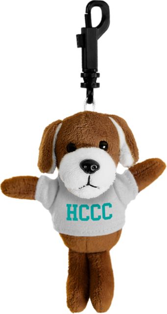 Hudson County Community College Plush Keychain