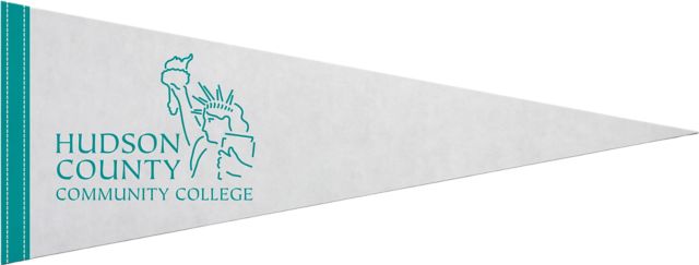 Hudson County Community College 9" x 24" Pennant