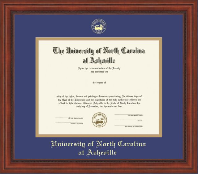 University of North Carolina at Asheville Diploma Frame