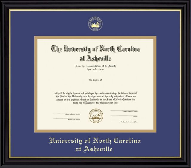 University of North Carolina at Asheville Diploma Frame