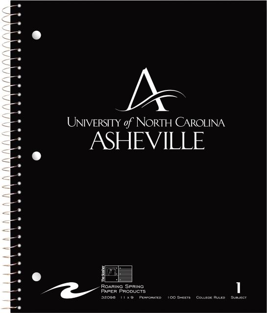 University of North Carolina at Asheville Notebook 100-Sheet
