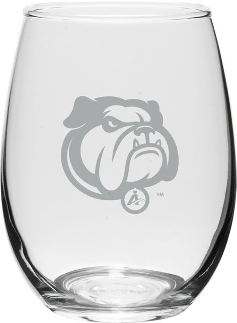 University of North Carolina at Asheville 15 Oz. Bulldogs Wine Glass