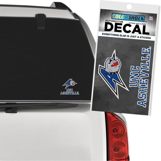 University of North Carolina at Asheville Bulldogs Decal