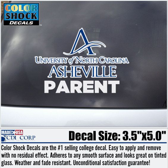 University of North Carolina at Asheville Parent Decal