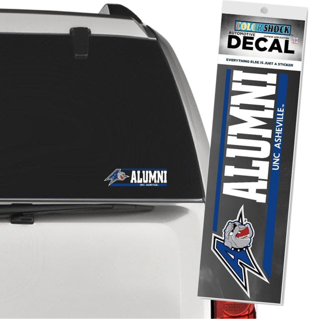 University of North Carolina at Asheville Bulldogs Alumni Decal