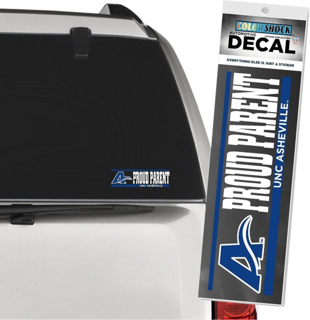 University of North Carolina at Asheville Proud Parent Decal