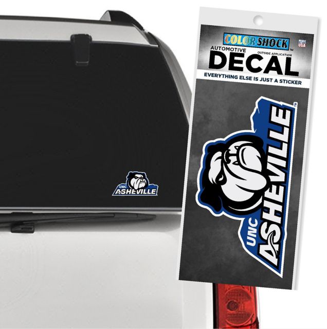 University of North Carolina at Asheville Bulldogs Decal